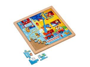 Educo services d'urgence - pompiers — 36 pièces de puzzle