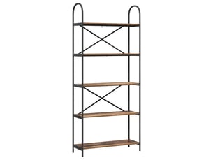 Étagère 5 niveaux, étagère de rangement 80 x 30 x 183 cm bois d'ingénierie shl895