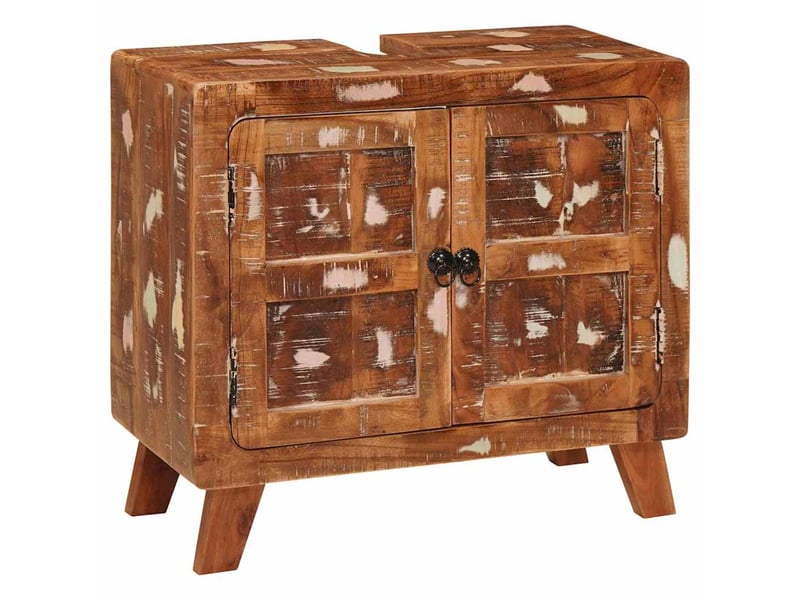  Armoire de salle de bain, cabinet de salle de bain avec étagère avec stockage avec porte cf65016  - Conforama D