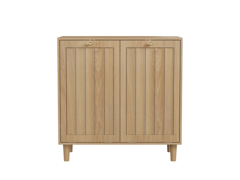  Meuble à linge avec 2 paniers amovibles 69,5 x 35 x 70,5 cm cravdom  - Conforama A