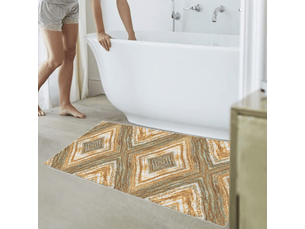 Tapis de sol antidérapant et absorbant, paillasson pour entrée de maison, salon, grain de marbre (60 x 180 cm) - comfortxl