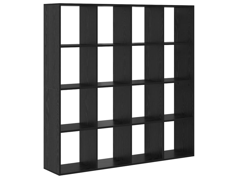 Bibliothèque, armoire à livres 16 niveaux 137,5 x 29 x 137,5 cm bois d'ingénierie - Conforama A