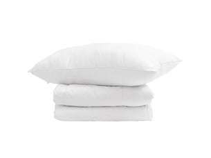 Duvet d'hiver avec oreiller 2 pcs - couette blanc plume de canard