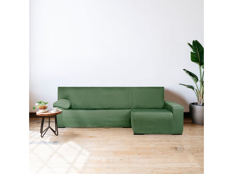 Housse de canapé apolo, méridienne mini, accoudoir long droit (vue de face) c04  - Conforama C