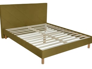 Lit 2 places 140x190 cm <strong>BOBOCHIC</strong>  <strong>HELENA</strong> coloris vert