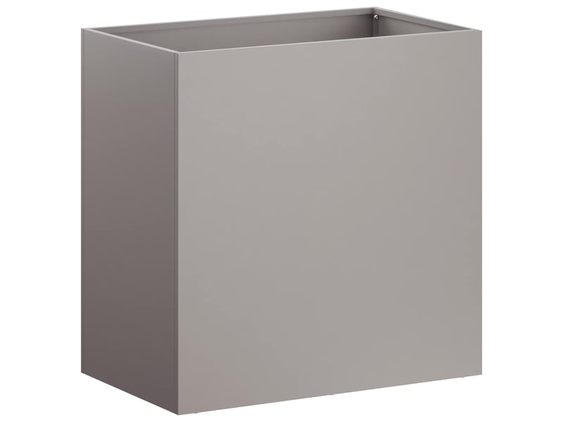  Jardinière - cache-pot de jardin rouillé 50 x 30 x 40 cm acier patiné  - Conforama C