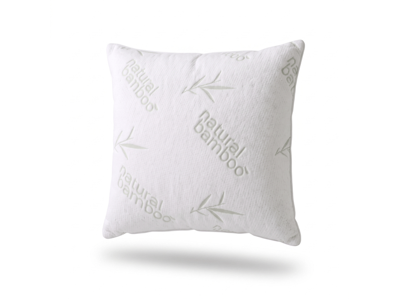 Oreiller moelleux 100% plume de canard - 60x60 cm - housse bambou - collection plume C07-ORP06 60/60 - Conforama A