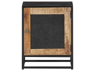 Table de chevet - cabinet de chevet - table de nuit 40x30x50 cm bois de manguier brut
