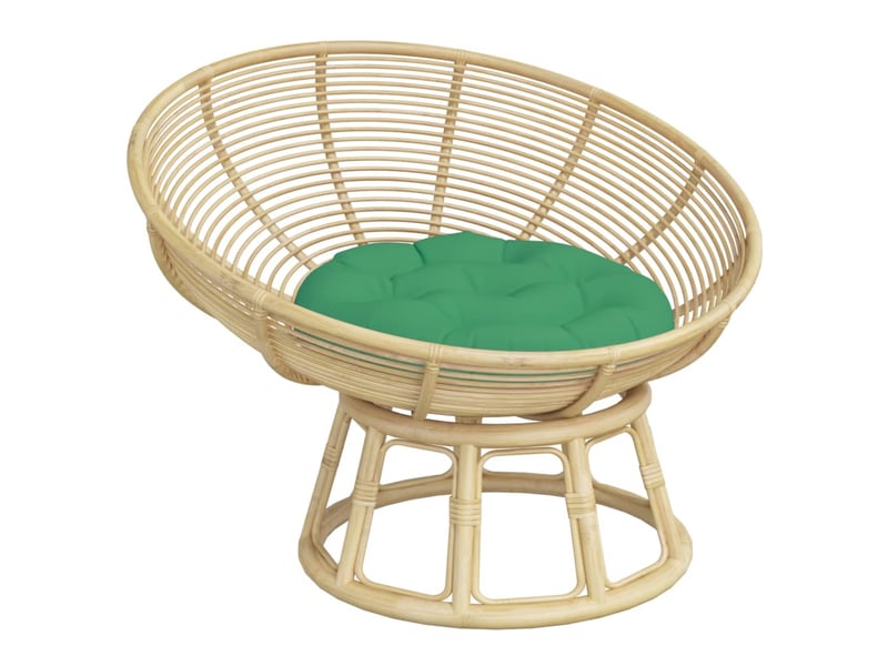  Coussin rond, coussin d'assise vert ø 60 x11 cm tissu oxford cf56634  - Conforama C