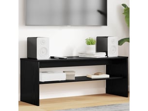 Meuble tv coloris noir 100 cm