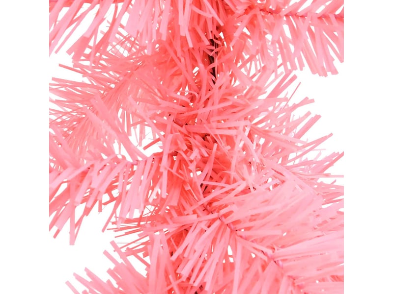  Guirlande de noël avec lumières led 5 m rose  - Conforama C