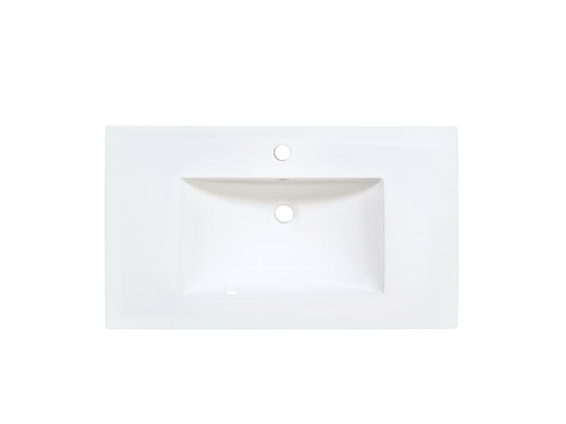  Meuble sous lavabo mural 81 cm vert avec vasque en céramique, led pilotée par application et rangement intégré  - Conforama D