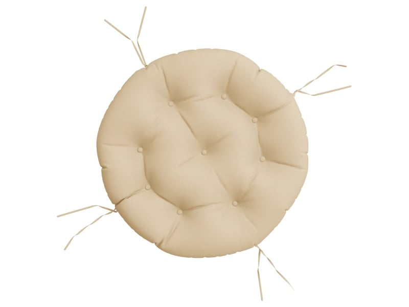 Coussin rond, coussin d'assise beige ø 60 x11 cm tissu oxford cf56603 - Conforama A