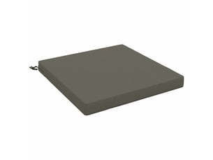 Coussin de siège, coussin d'assise 1 pièce soest 100 % polyester gris cf55612
