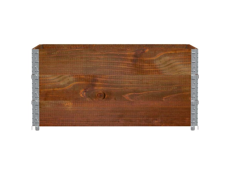  Jardinière - bac à fleurs marron 120x80 cm bois massif de pin  - Conforama C