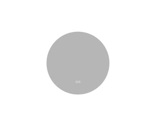 Miroir de salle de bain led rond 80 cm anti-buée réglable tactile