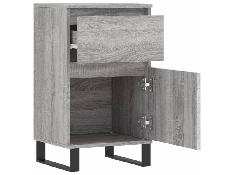  Buffet - bahut - meuble de rangement sonoma gris 40x35x70 cm bois d'ingénierie  - Conforama D
