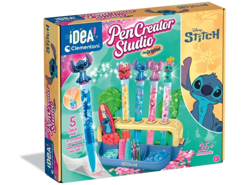  Coffret créatif clementoni 18218 idea - fabrique de stylos stitch 8005125182183 - Conforama A