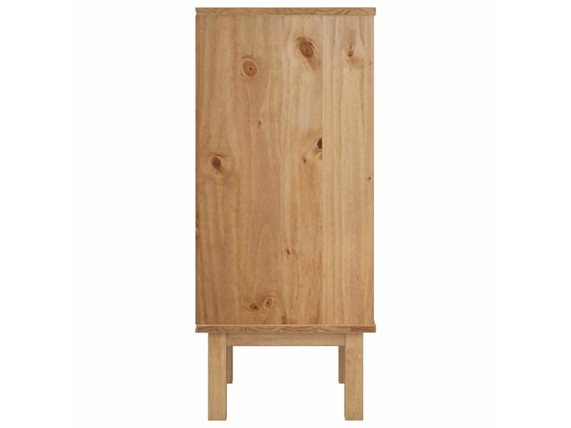  Commode, armoire à tiroirs bureau otta marron et blanc 45x39x90 cm bois de pin massif  - Conforama E