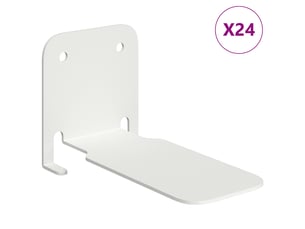 Lot de 24 étagères flottantes invisibles, étagères murales blanc 6 x 11 x 6,5 cm cf41684