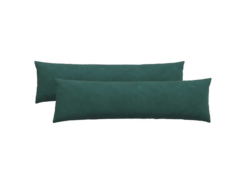  Lot de 2 coussins de canapé, coussins décoratifs vert foncé 145 x 40 cm cf59180  - Conforama A
