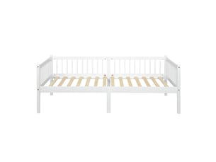 Lit banquette 90x200 cm coloris blanc