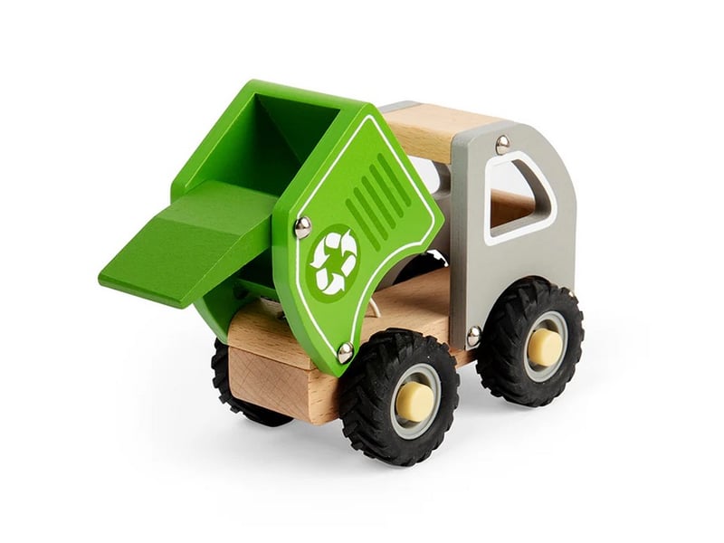  Mini camion de recyclage en bois 36030 - Conforama B