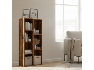 Bibliotheque coloris marron 4 étagère(s) VASAGLE - 50 cm x 106 cm