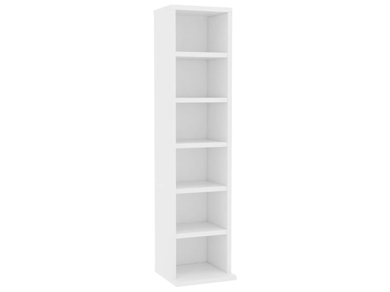  Petite bibliothèque, armoire à cd blanc 21x20x88 cm bois d'ingénierie  - Conforama A