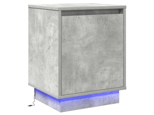 Table de chevet - cabinet de chevet - table de nuit gris béton 39 x 34,5 x 50 cm