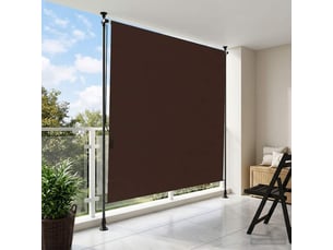 Store enrouleur, store roulant extérieur marron 200 x 270 cm cf47451