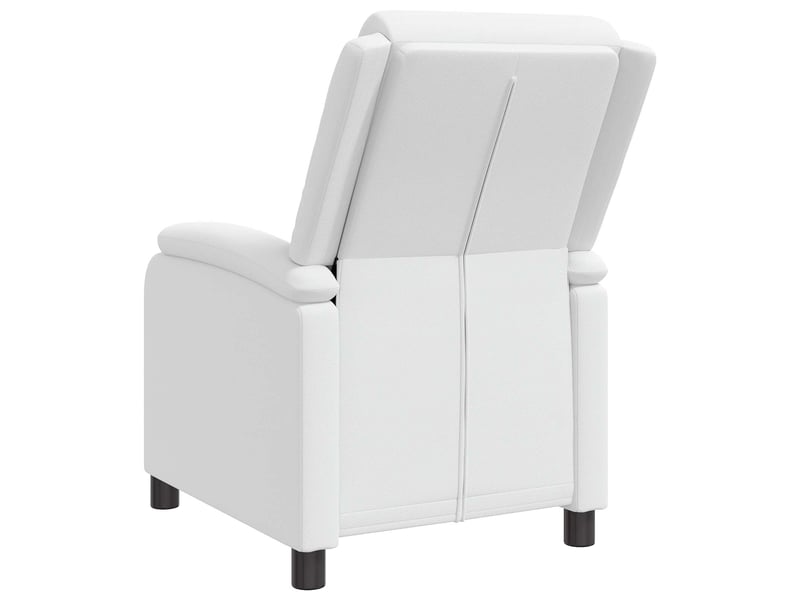 Vidaxl fauteuil inclinable blanc simili cuir  - Conforama E