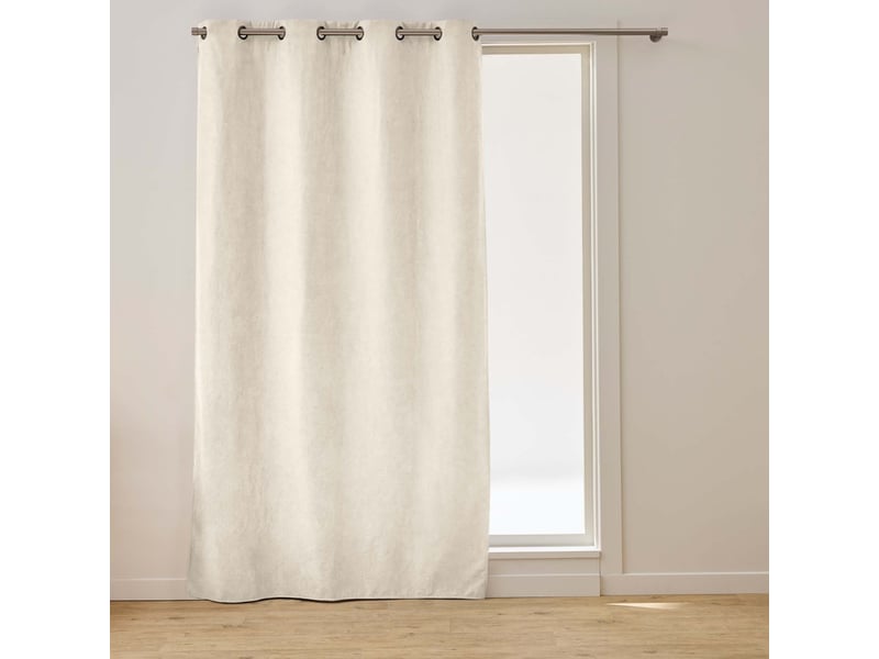  Rideau isolant thermique isolia 140x260cm naturel  - Conforama A