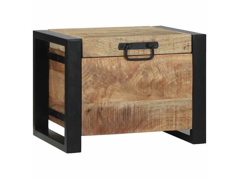 Coffre de rangement, boîte de rangement marron 40x30x30 cm - Conforama C