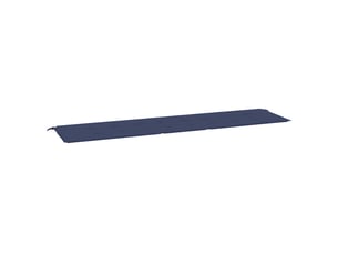 Coussin de banc de jardin, coussin d'assise bleu marine 200x50x3 cm tissu oxford cf52690