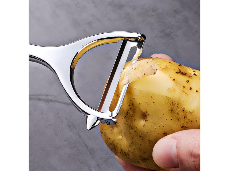  Eplucheur pomme de terre - éplucheur en métal pour carottes, aubergines, poires, mangues et concombres  - Conforama E