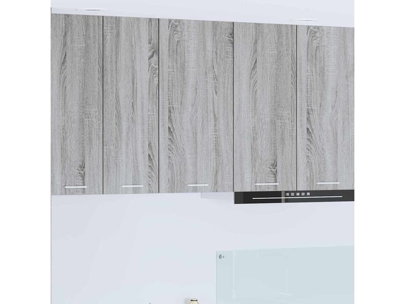  Meuble de rangement, armoire suspendue gris sonoma et blanc 40x31x80cm  - Conforama B
