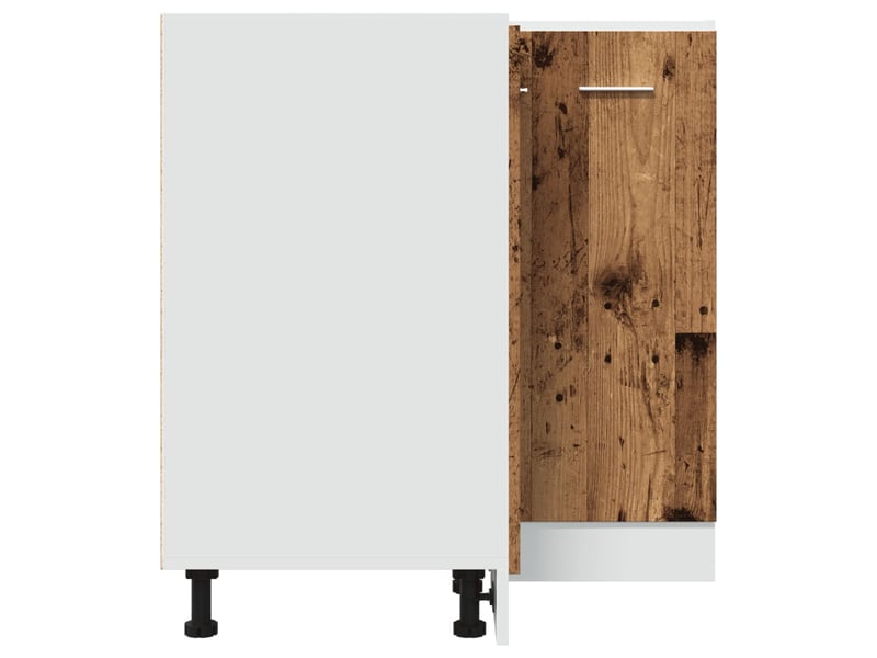 Meuble de cuisine lyon bois ancien 75,5x75,5x81,5cm bois d'ingénierie - Conforama E