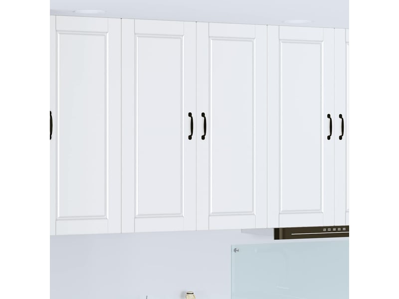 Meuble mural de cuisine, armoire de cuisine blanc 80x31x100cm bois d'ingénierie shl2340 - Conforama B