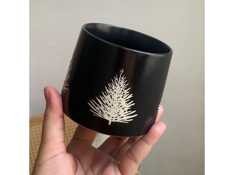  Mug motif sapin de noël, noir  - Conforama B