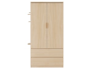 Armoire     <strong></strong> <strong>CozyNest</strong> coloris naturel largeur 50 cm