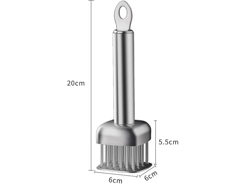  Attendrisseur de viande, outil d’attendrisseur à aiguilles de viande acier inoxydable professionnel, marteau viande manuel pour steak poulet, poisson  - Conforama E