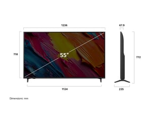 Téléviseur <strong>LG</strong> - UHD 4K 55 pouces 139 cm