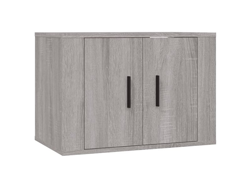  Ensemble de meubles tv 3 pcs sonoma gris bois d'ingénierie shl66237  - Conforama D