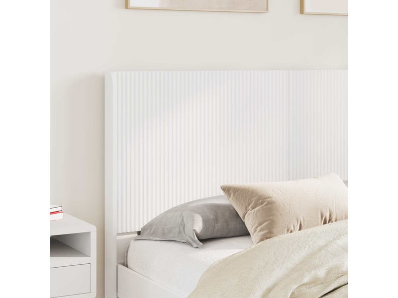  Lit double- lit adulte -  cadre de lit avec rangement et tête de lit blanc 150 x 200 cm  - Conforama B