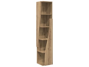 Meuble d'angle, meuble de rangement salon 27,5x27x140cm bois d'ingénierie chêne artisanal