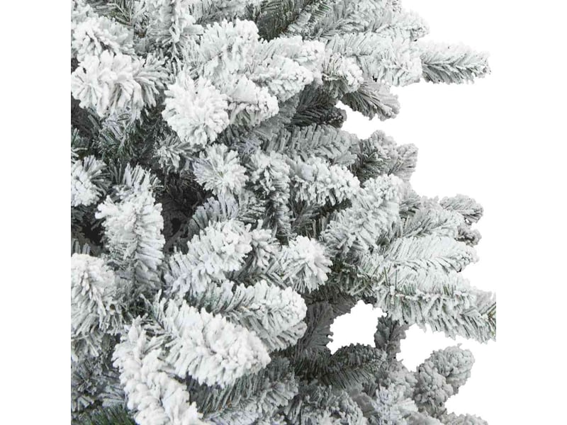  Sapin de noël - arbre de noël artificiel à branches pliantes, duveteux de neige  - Conforama E