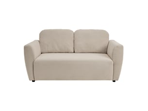 Canapé d'angle beige convertible 4 place