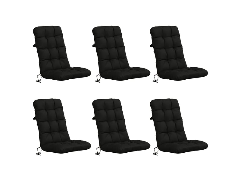  Lot de 6 coussins de chaise à dossier haut vianen cf59404  - Conforama A