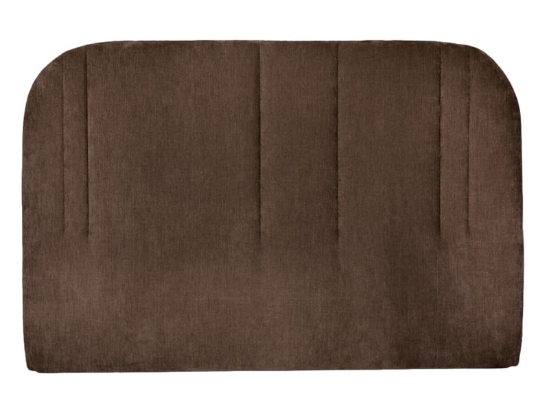 Bobochic tête de lit sidney tissu chenille marron 200 SIDNEY - Conforama B